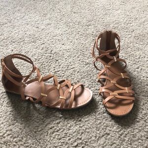 Cute summer sandals (light brown)